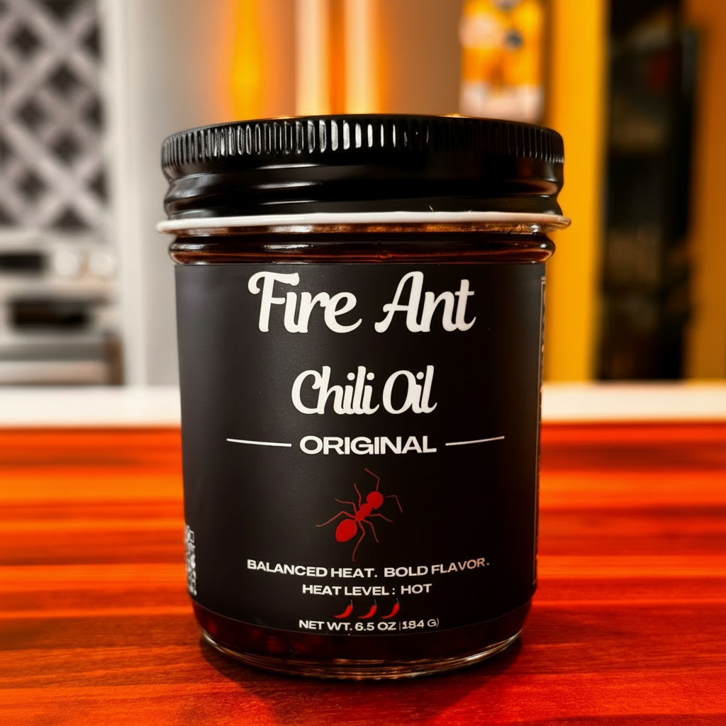 Original Chili Oil - Sharpened with Blurred Background